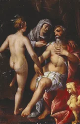 Sarah Presenting Hagar to Abraham